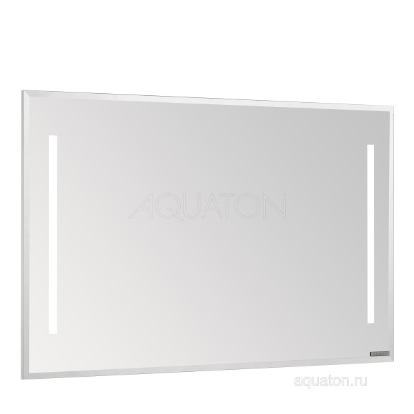 Зеркало Aquaton Отель 1000, 2 LED-светильника, 1000х654х35мм