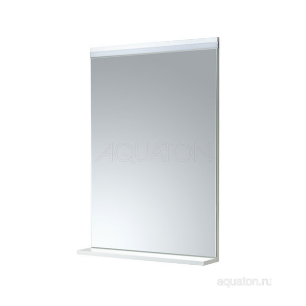 Зеркало Aquaton Рене 60 светодиодный светильник, интегрированная полка, 60х85х11,5 см