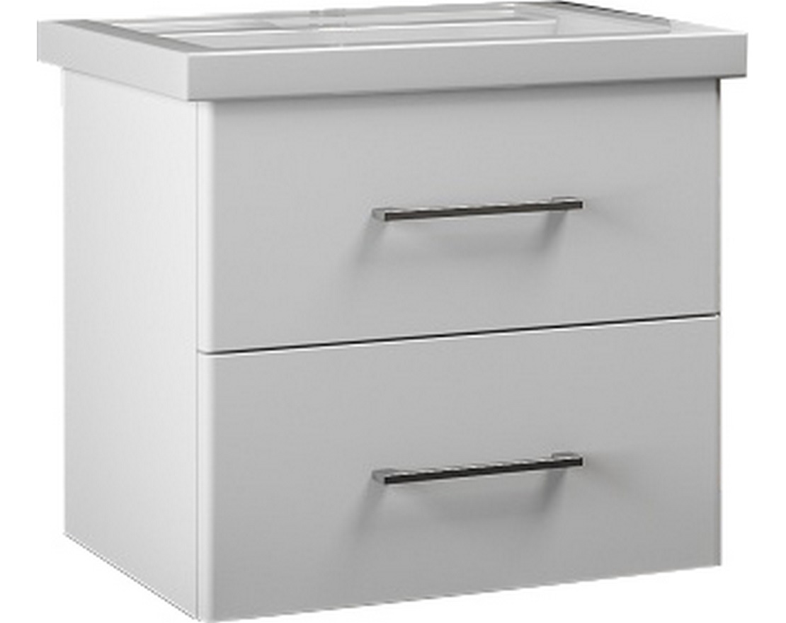 SMiLE Тумба Арабеско 60, белый глянец, 610x606x405 мм, под умывальник Фостер