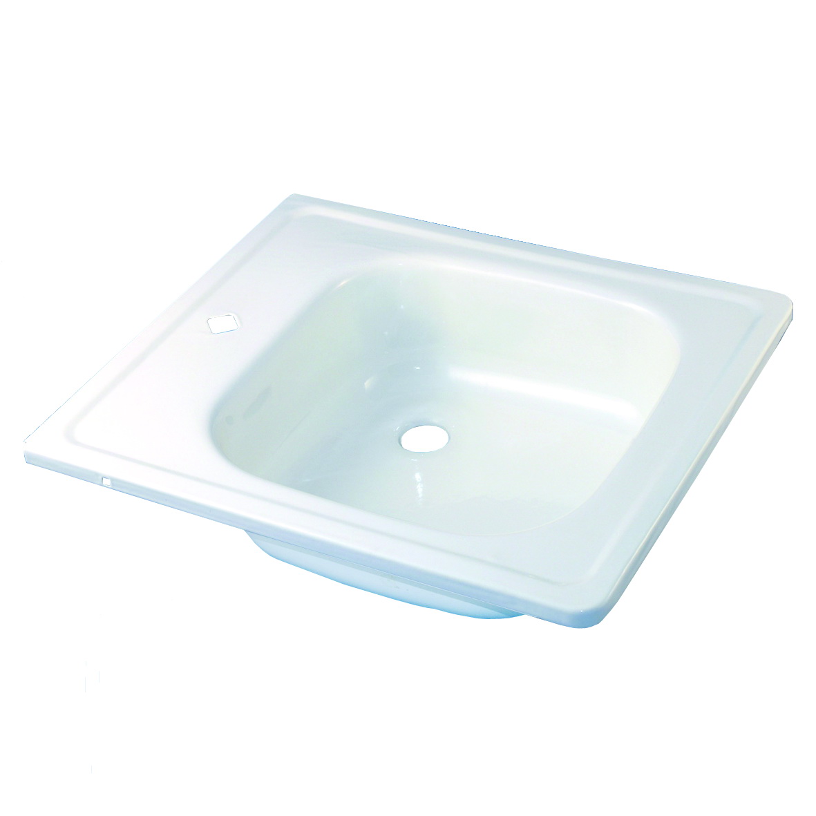 Мойка стал.эмал 500х500 с кронштейнами