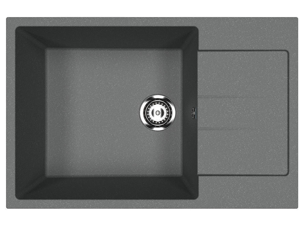 Мойка Ulgran U-602-343 антрацит 760х500мм