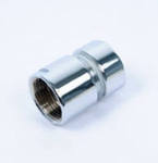 Муфта встречная ВРхВР 1"х1" хром