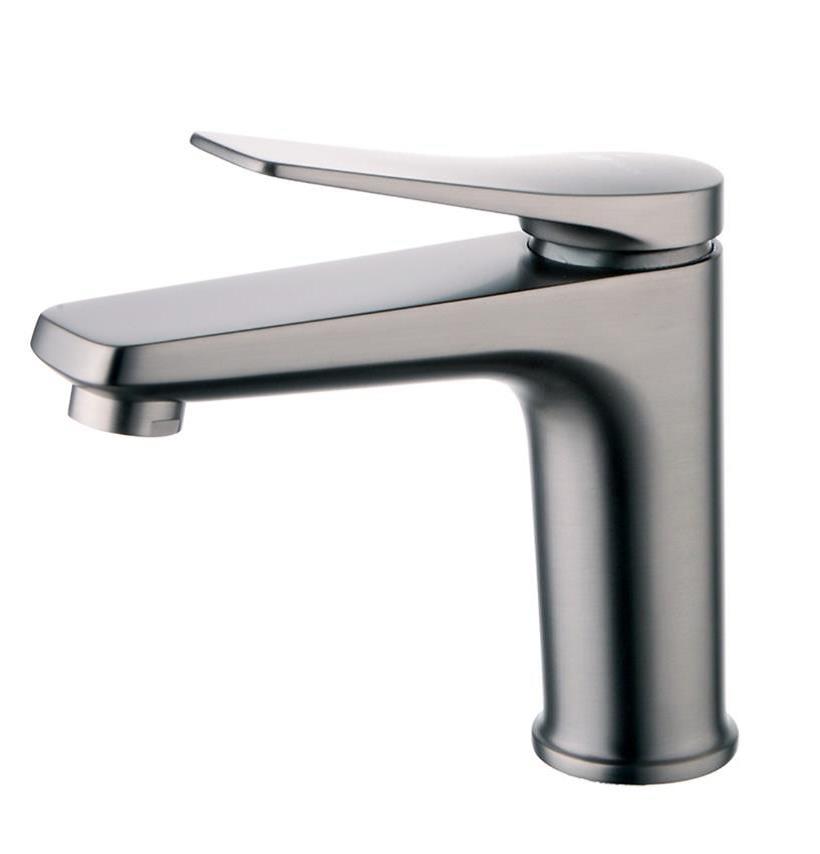 Смеситель LEMARK BRONX для умывальника, монолитный, графит