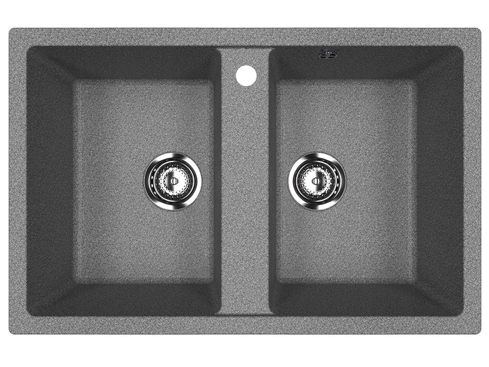 Мойка Ulgran U-608-309 темно-серая 770х500мм