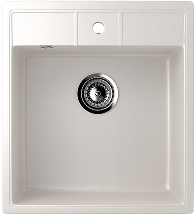 Мойка Ulgran U-406-331 белая 500х445мм