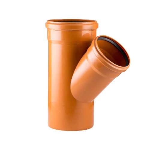 Тройник наружной канализации 160х110/45 с раструбами безнапорный