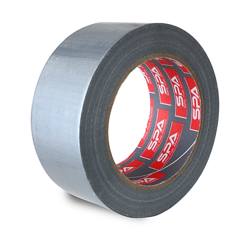 Лента SPA полимерная с липким слоем армированная тканевыми волокнами 48ммх40м 135мкм, серая