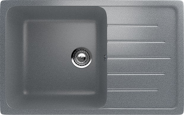 Мойка Ulgran U-400-309 темно-серая 750х495мм