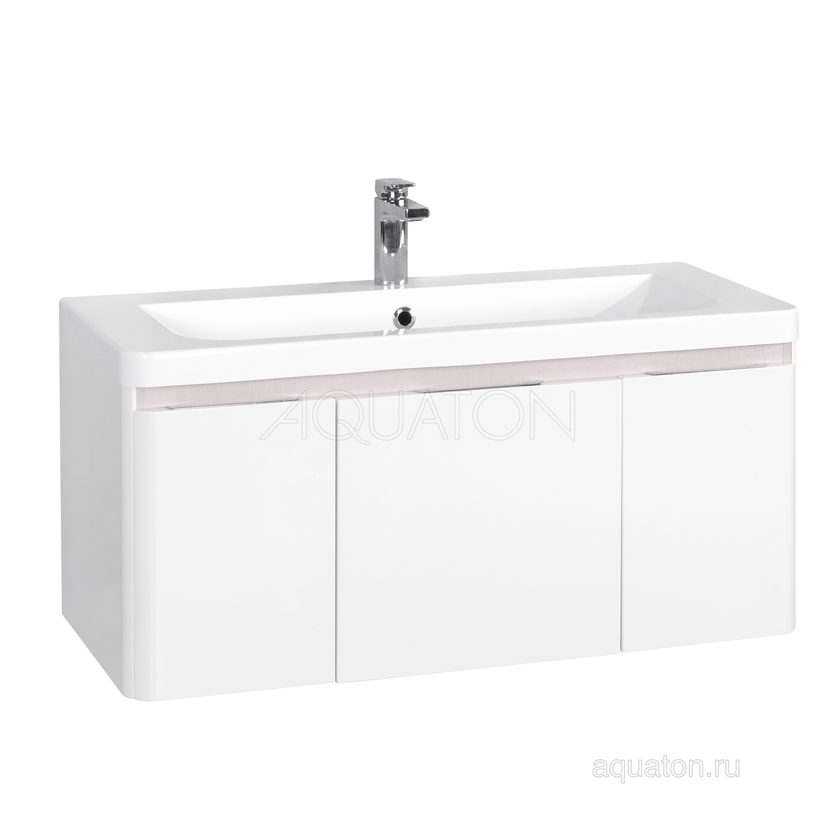Тумба под раковину Aquaton Шерилл 105 белый под умывальник Шерилл 105, 1044х440х457