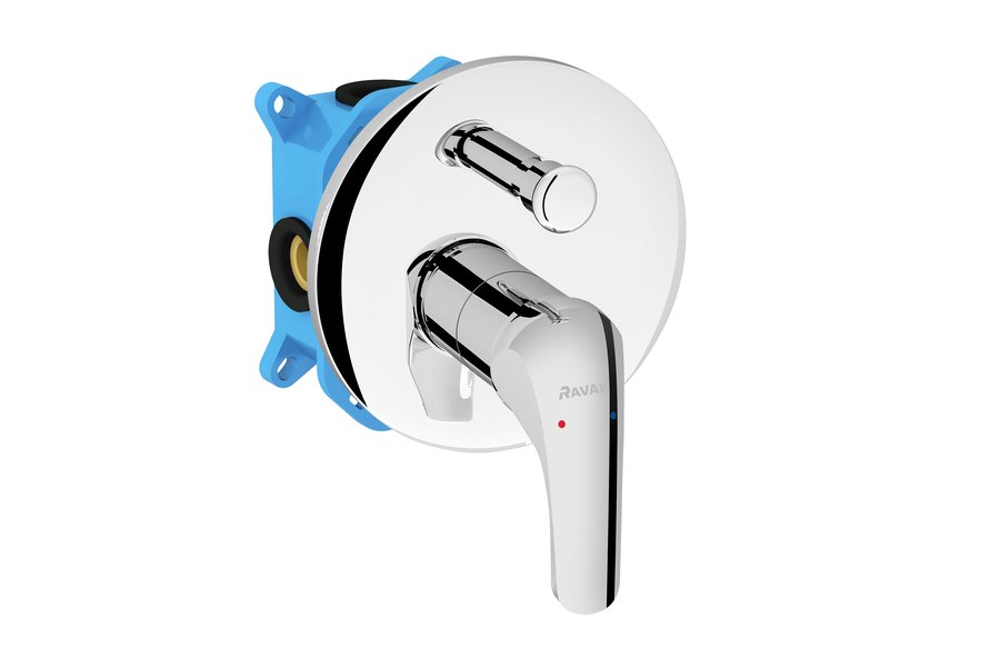 Смеситель ROSA скрытого монтажа, с переключателем RS 065.00 RAVAK