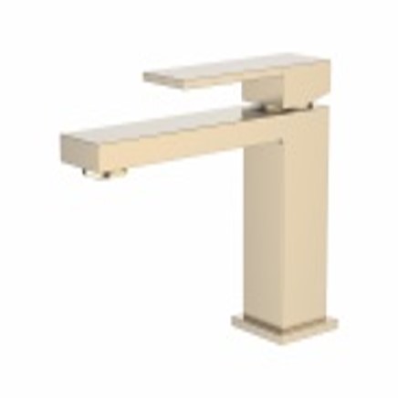 Смеситель для умывальника нерж.сталь SUS 304, цвет золотой сатин Accoona A90208AW