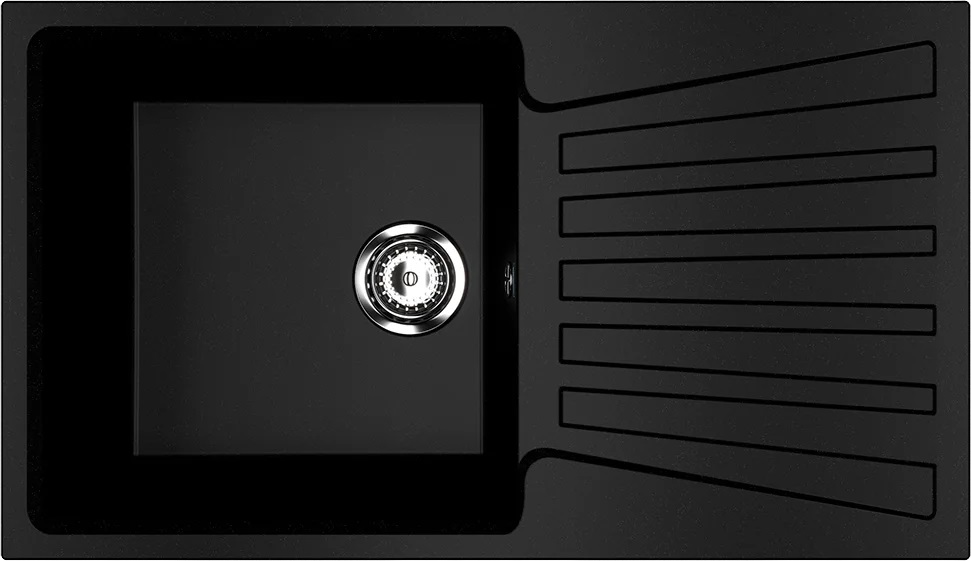 Мойка Ulgran U-703-344 ультра-черная 830х480мм