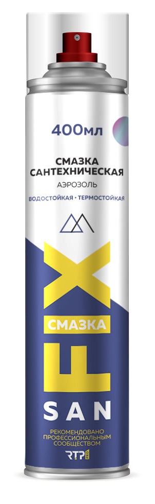Смазка силиконовая в аэрозоле 400 мл RTP/SANFIX