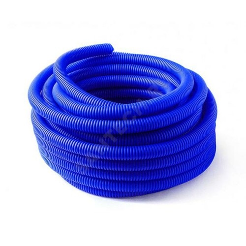 Шланг гофрированный ф32 (вн. d27мм) синий ПНД Шланг гофрированный ф32 (вн. d27мм) синий ПНД
