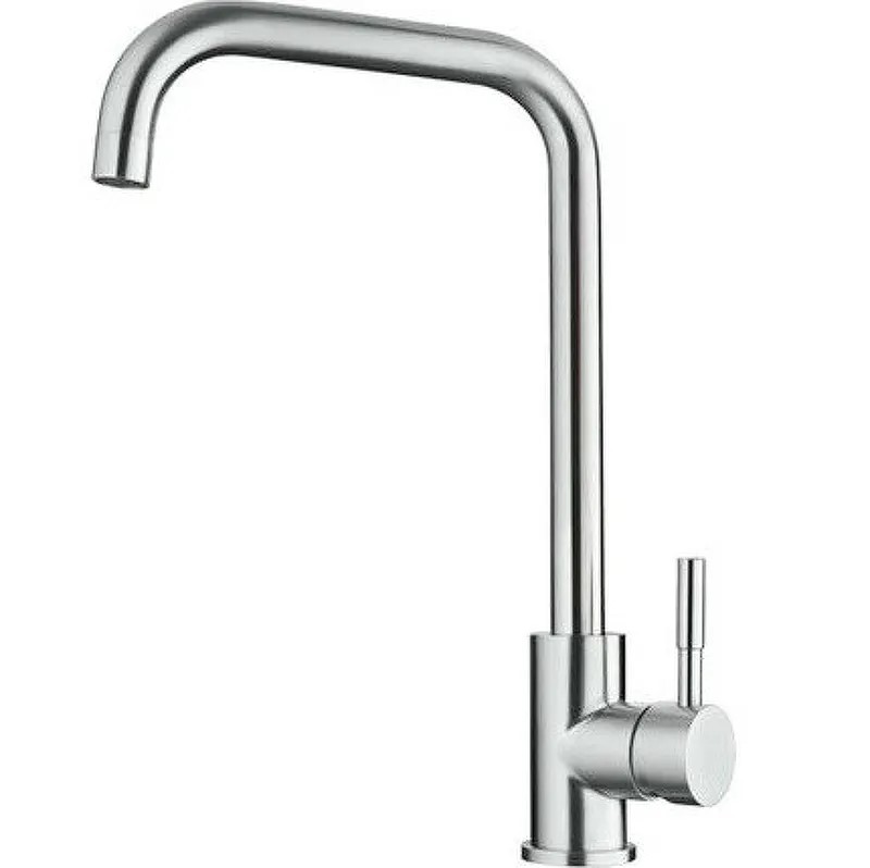 Смеситель для кухни одноручный, с высоким поворотным изливом, нержавеющая сталь SUS 304 Accoona A4490