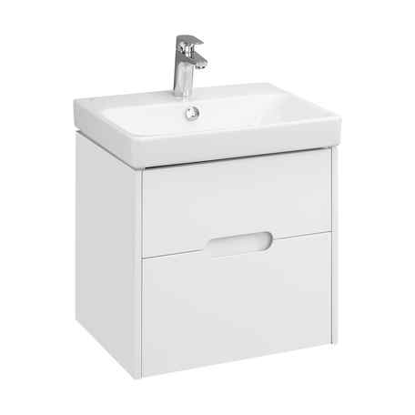 Тумба под раковину Aquaton Оливия 55 белый матовый, под умывальник Адриана 55