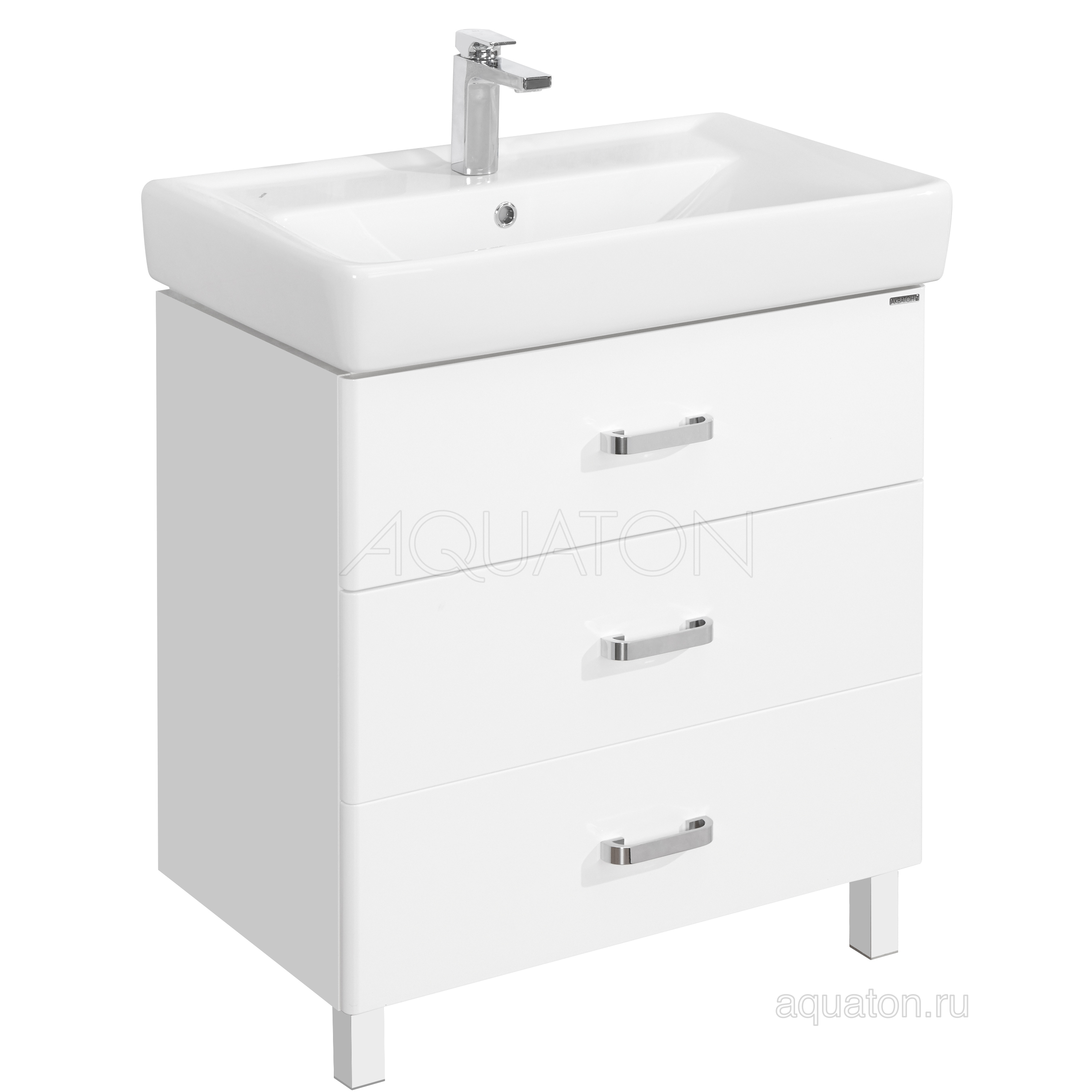 Тумба под раковину Aquaton Америна 80 М белый под ум.Тигода 80 Тумба под раковину Aquaton Америна 80 М белый под ум.Тигода 80