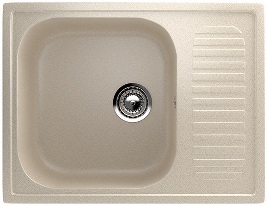 Мойка Ulgran U-202-328 бежевая 640х490мм