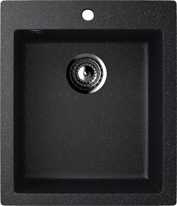 Мойка Ulgran U-404-308 черная 420х495мм
