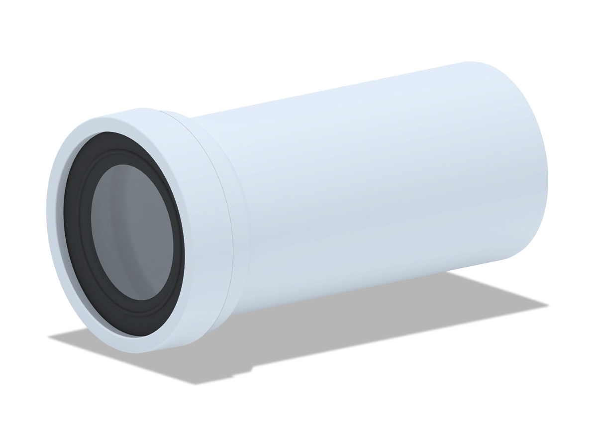 Труба фановая для унитаза прямая L=250мм АНИ пласт