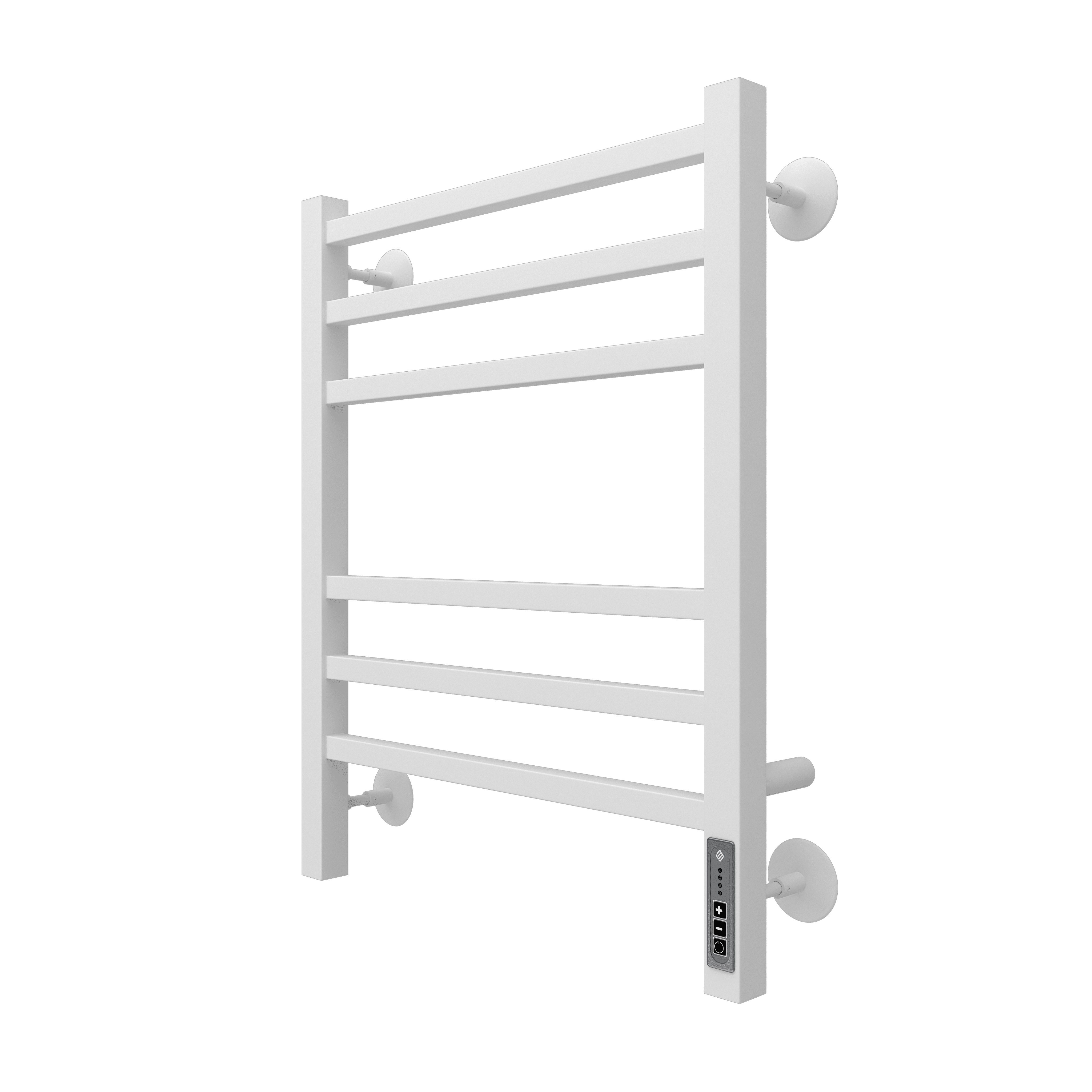 Электрический полотенцесушитель из конструкционной стали П6 Ватикан 450х600 (встроенный диммер) RAL 9003 матовый, 480х600х450