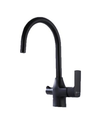 Смеситель LEMARK URSUS для кухни, с подключением к фильтру питьевой воды, черный