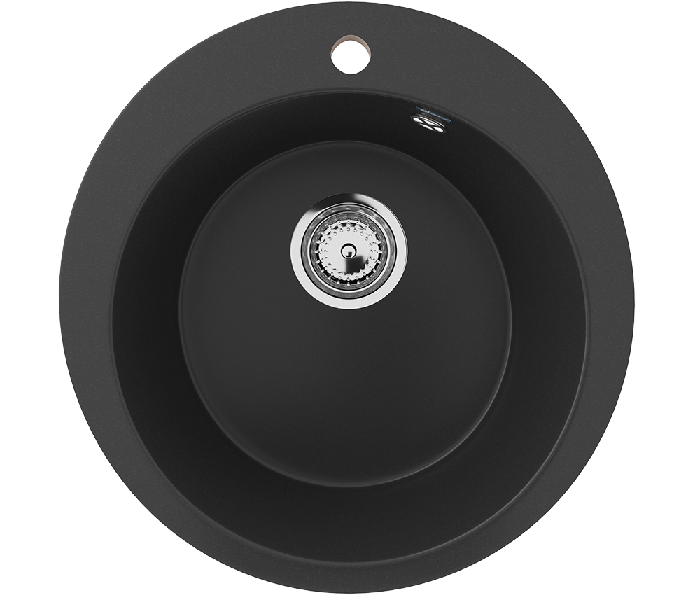 Мойка Ulgran U-405-344 ультра-черная D495мм