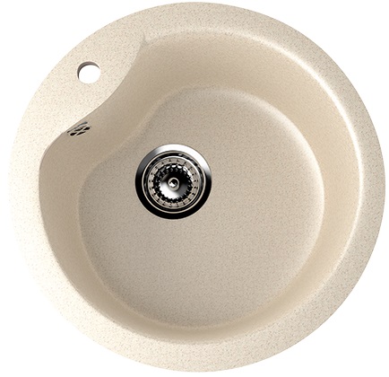 Мойка Ulgran U-102-328 бежевая D480мм