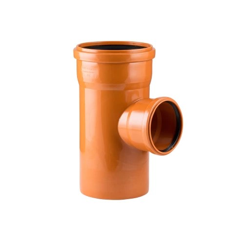 Тройник НПВХ 160/110*87 с раструбами безнапорный для систем наружной канализации