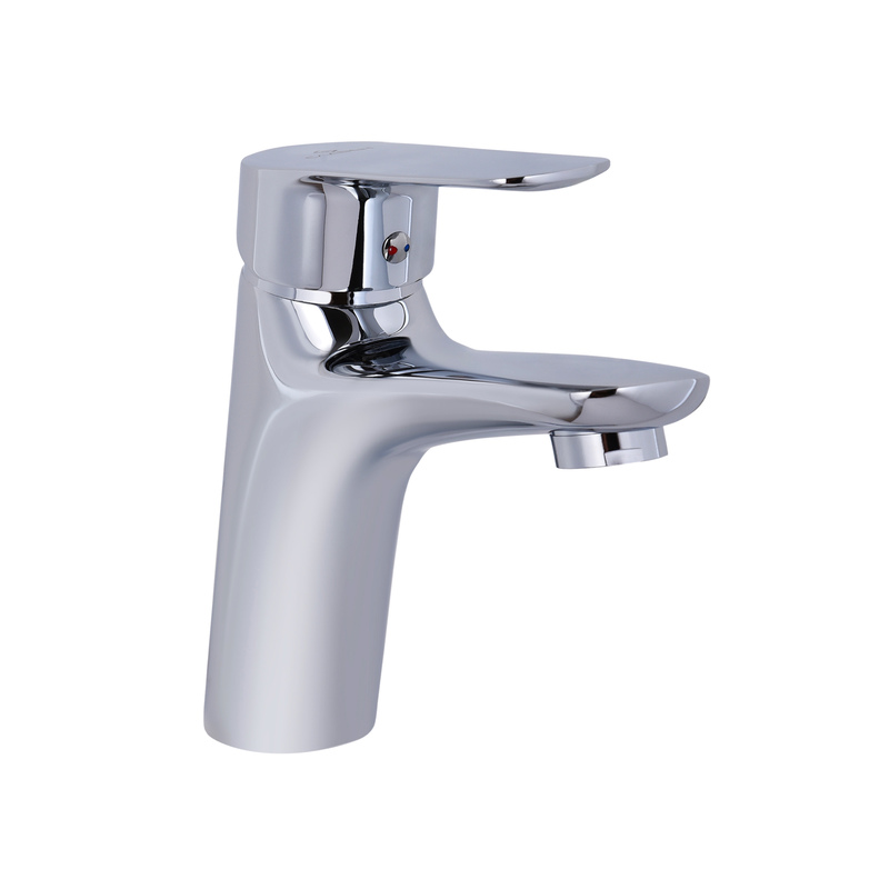 Смеситель для умывальника с литым изливом, одноручный, Г10