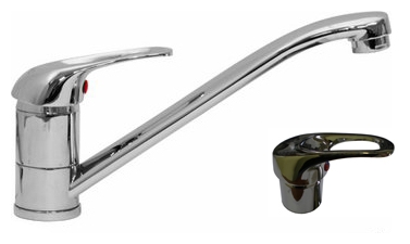 Смеситель д/мойки одноручковый Espaso 35мм хр.