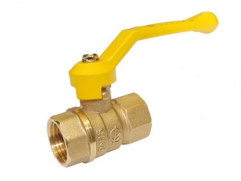 Кран шаровый газовый 15 г/г рычаг ГАЛЛОП Стандарт 115008