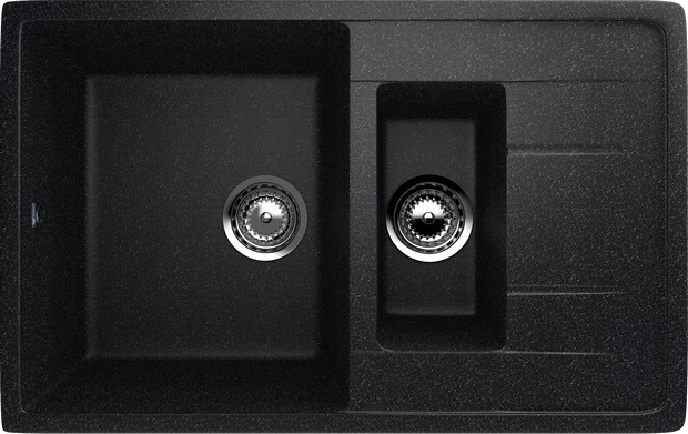 Мойка Ulgran U-205-308 черная 770х495мм