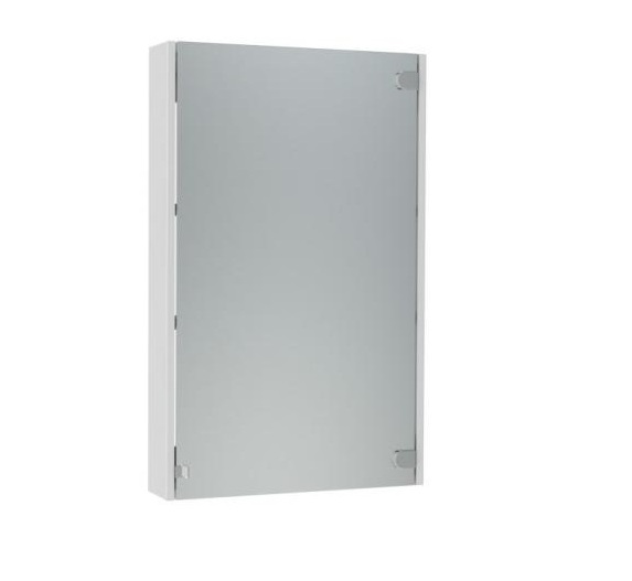 005.42.0600.121.01.01.U.М1 ЭКО Шкаф зеркальный 60, белый, разобранный, в комплекте со сменными элементами 005.42.0600.121.01.01.U.М2
