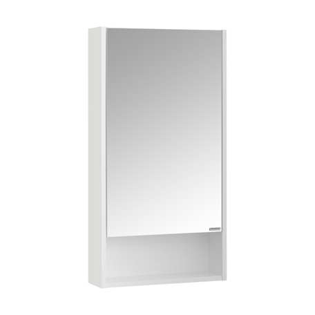 Зеркальный шкаф Aquaton Сканди 45 белый, 850х450х130мм, 2 полки