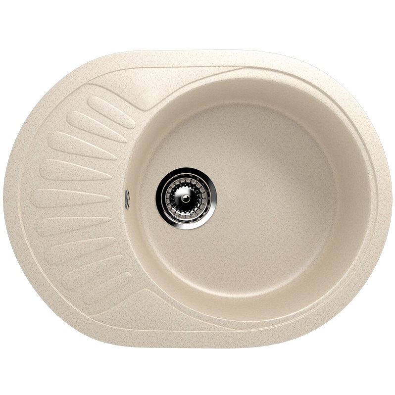 Мойка Ulgran U-107M-328 бежевая 570х450мм