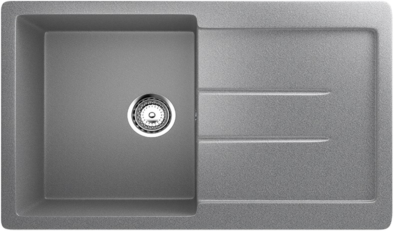 Мойка Ulgran U-507-309 темно-серая 770х495мм