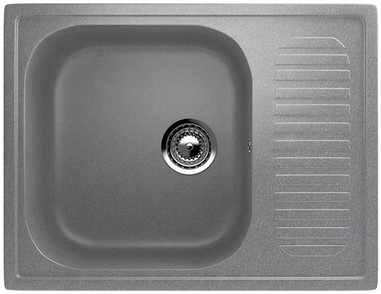 Мойка Ulgran U-202-342 графит 640х490мм
