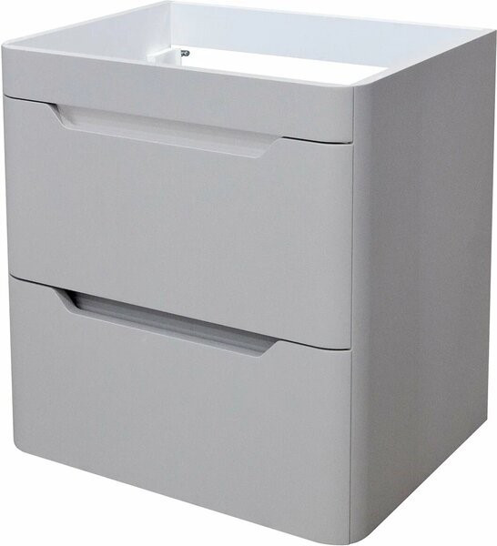 БЕЛЫЙ SOFT Тумба Остин 100 подвесная, 2 ящика под умывальник Астория 100