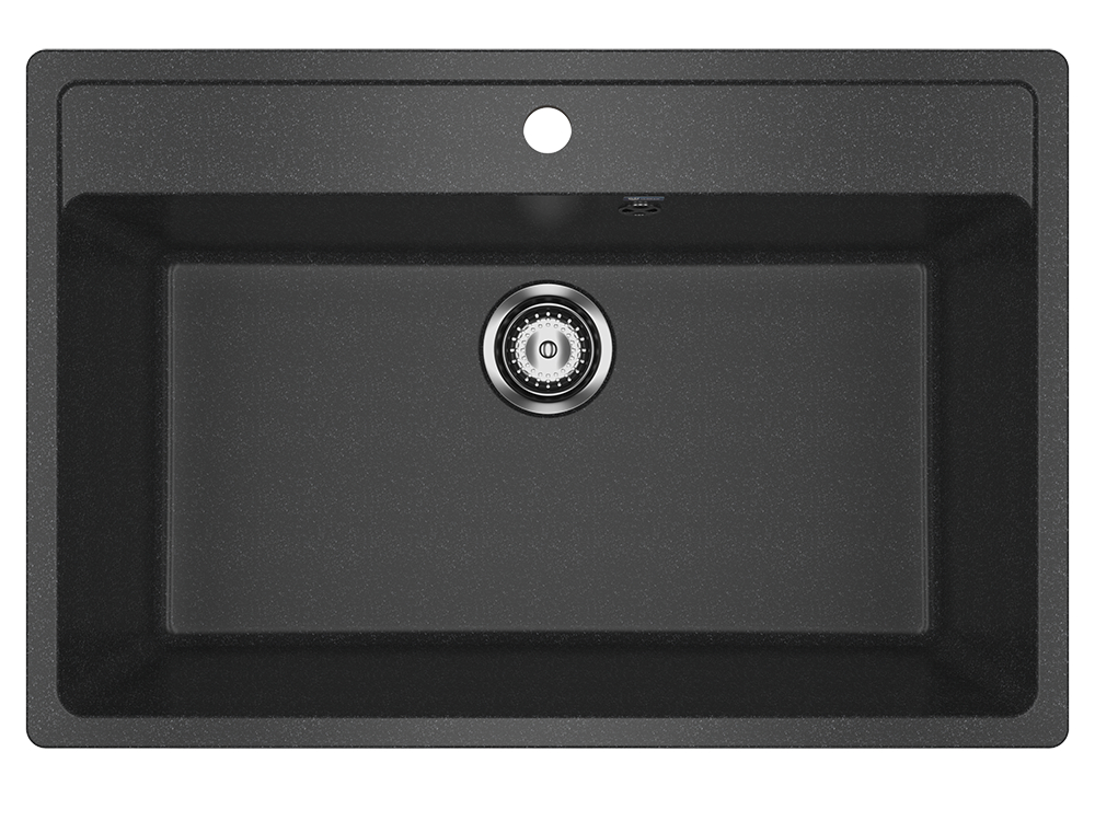 Мойка Ulgran U-600-308 черная 760х510мм