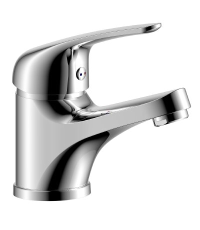 Смеситель для умывальника одноручный монолитный, картридж 40мм, RoSSinka SILVERMIX