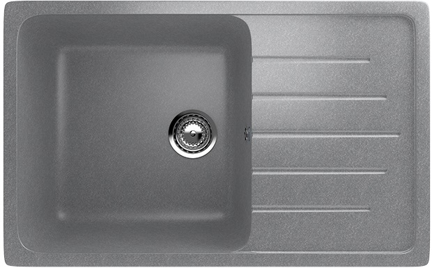 Мойка Ulgran U-400-342 графит 750х495мм