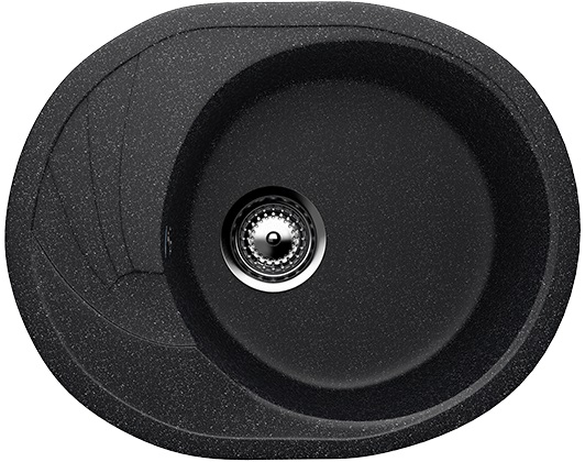 Мойка Ulgran U-403-308 черная 570х465мм