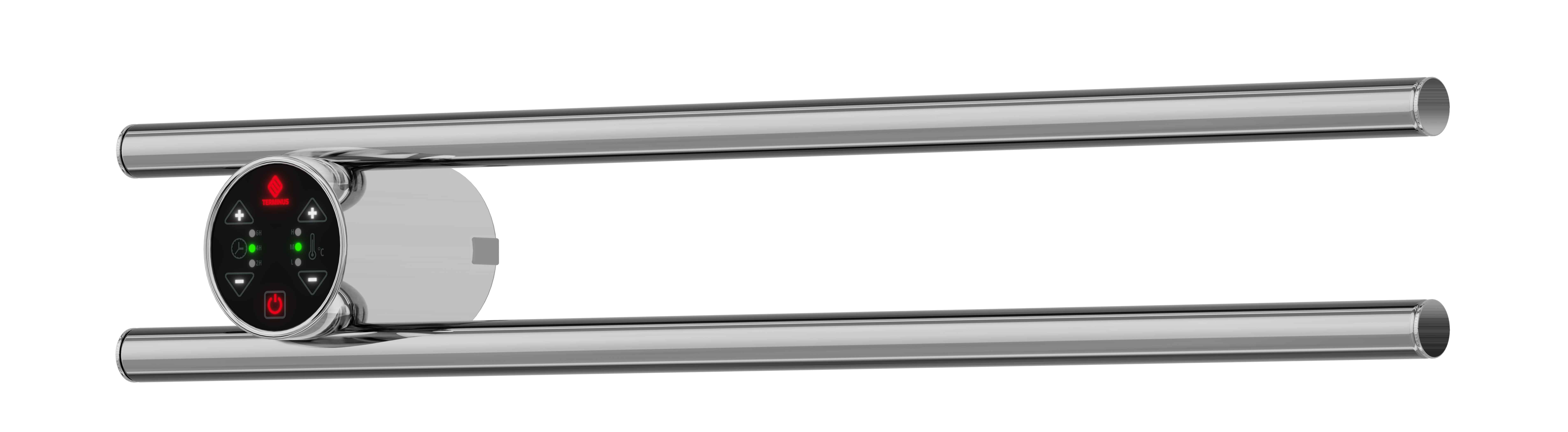 Полотенцесушитель Terminus П2 Полка Электро КРУГ 500х90