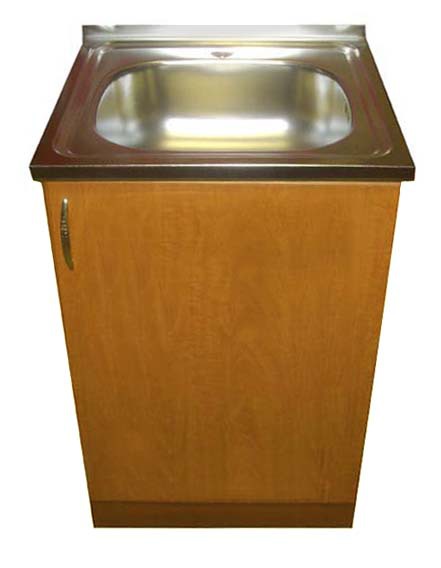 Тумба п/мойку 60*60 ЛДСП белая