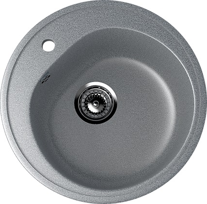 Мойка Ulgran U-101-309 темно-серая D500мм