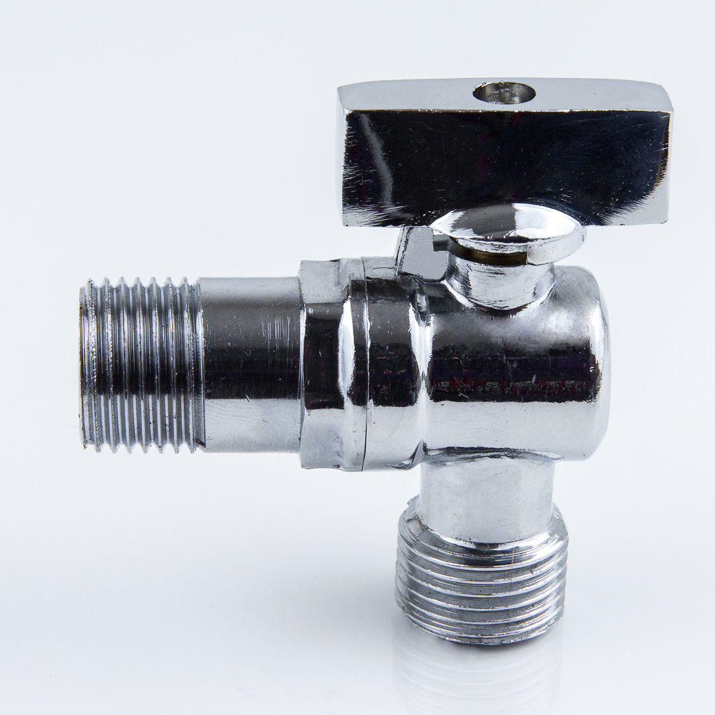 Кран шар. угловой 1/2"х1/2", без отражателя Aquasfera