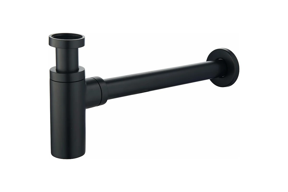 Сифон для раковины, 11/4-32, без выпуска, черный RAGLO