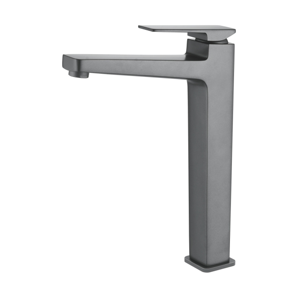 Смеситель для умывальника высокий, графит Accoona A91124AT