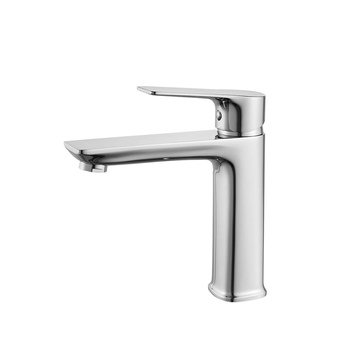 Смеситель для умывальника одноручный средний монолитный, картридж 35мм, RoSSinka SILVERMIX